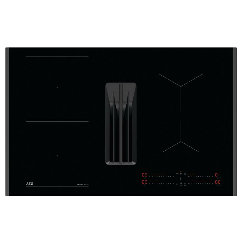 Placa Inducción con extractor integrado AEG TH84CB03FB 80 cm