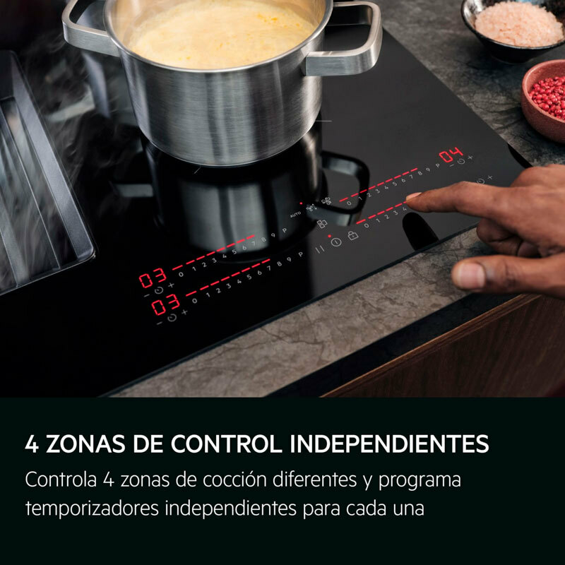 Placa Inducción con extractor integrado AEG TH84CB03FB 80 cm (7)