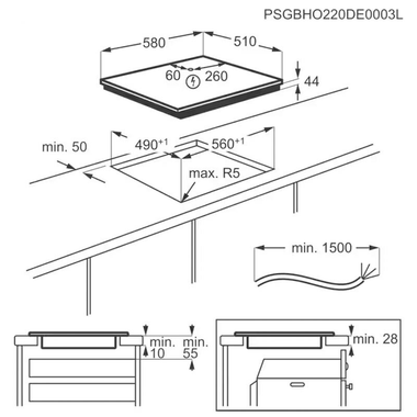 Placa Inducción AEG TI63IQ10IB 60 cm (1)