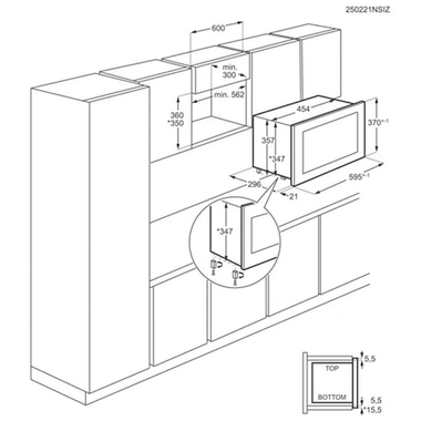 Microondas integrable AEG TB6GM171DB (1)