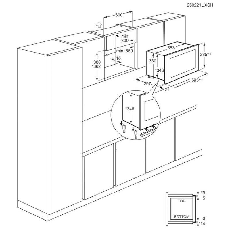 Microondas integrable AEG OS5MG20EB (1)