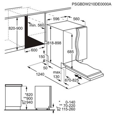 Lavavajillas AEG FSE96808P 60 cm (1)