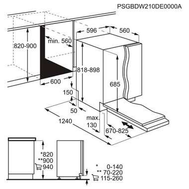 Lavavajillas AEG FSE7572AP 60 cm (1)