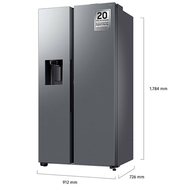 Frigorífico Americano Samsung RS80F64KDTEF Inox (1)