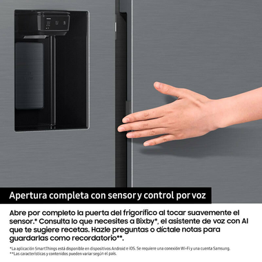 Frigorífico Americano Samsung RS80F64KDTEF Inox (3)