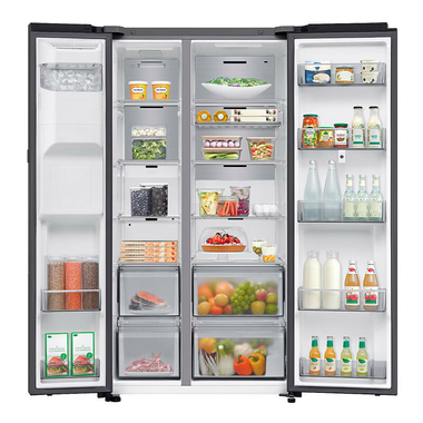 Frigorífico Americano Samsung RS90F66BEFEF Grafito (2)