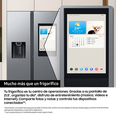 Frigorífico Americano Samsung RS90F66BEFEF Grafito (3)