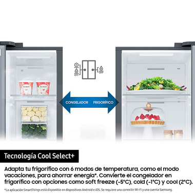 Frigorífico Americano Samsung RS80F66KCTEF Inox (6)