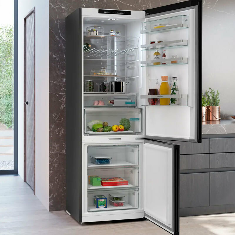 Frigorífico Combi Siemens KG49N4XAF Acero Negro (2)