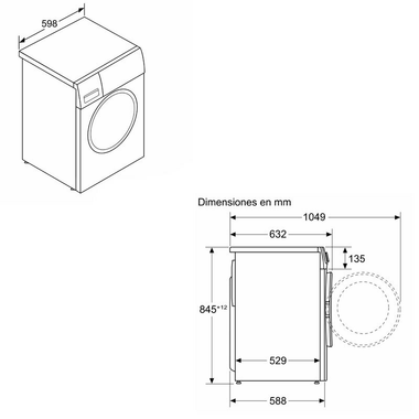 Lavadora Siemens WG54G2Z1ES 10Kg (1)
