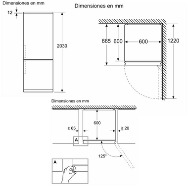 Frigorífico Combi Siemens KG39N4X1F Acero Negro (1)