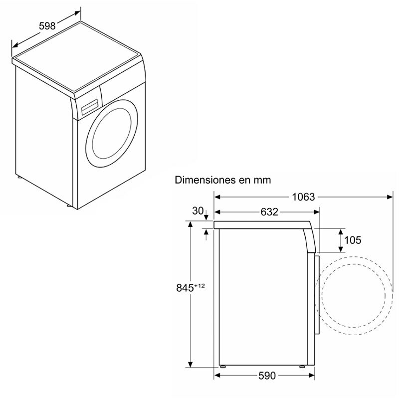 Lavadora Bosch WUU24T65ES 9Kg (1)