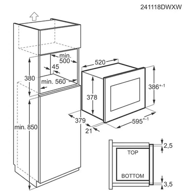 Microondas integrable AEG TS5GM25EB (1)