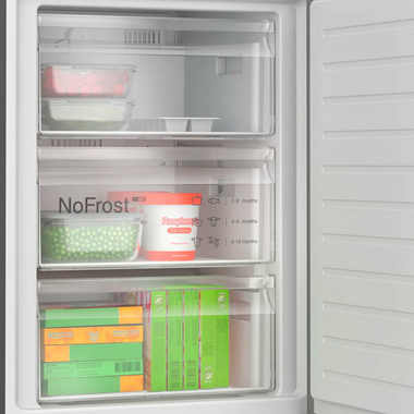 Frigorífico Combi Bosch KGN392XCF Acero Negro (7)