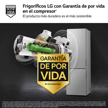 Frigorífico Combi LG GBV21NCDPY Inox (6)