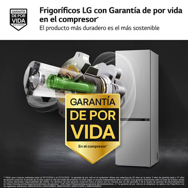 Frigorífico Combi LG GBV3100APY Inox (5)