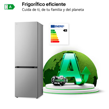 Frigorífico Combi LG GBV3100APY Inox (6)