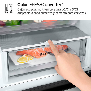 Frigorífico Combi LG GBV3100APY Inox (9)