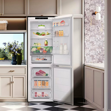 Frigorífico Combi LG GBV3100ASW Blanco (3)