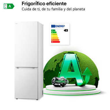 Frigorífico Combi LG GBV3100ASW Blanco (6)
