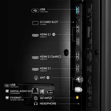 TV Hisense 55U7NQ MiniLED 4K 55" (9)
