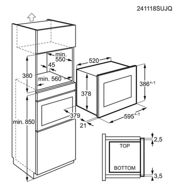 Microondas integrable AEG TMS5G25IEM (1)