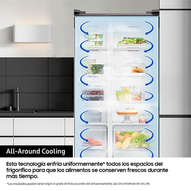 Frigorífico Americano Samsung RS80F64KDFEF Grafito (5)