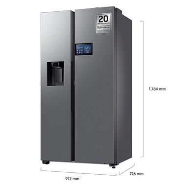 Frigorífico Americano Samsung RS90F64EETEF Inox (1)