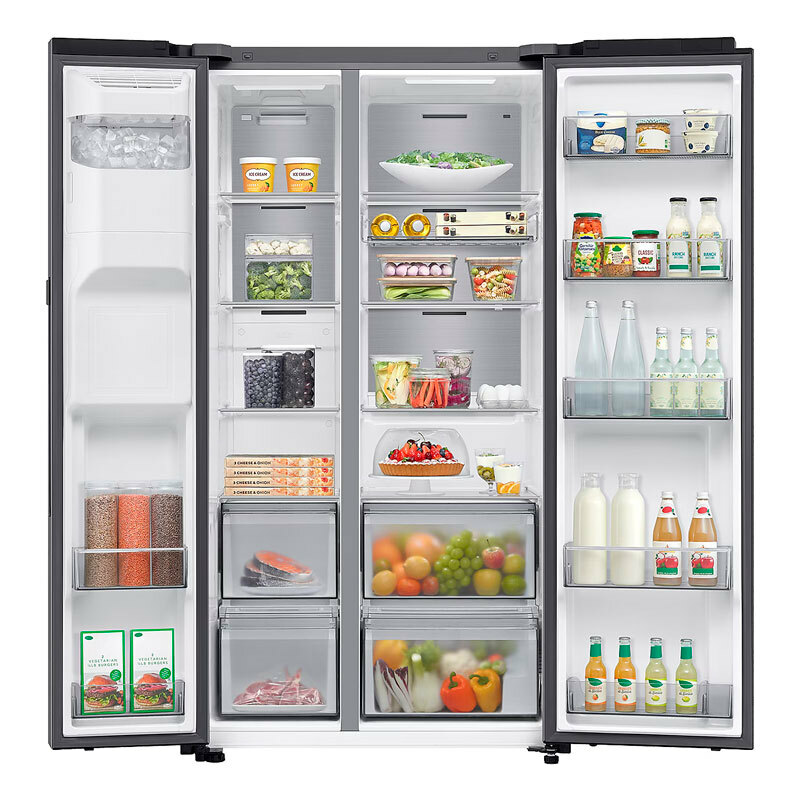 Frigorífico Americano Samsung RS90F64EETEF Inox (2)