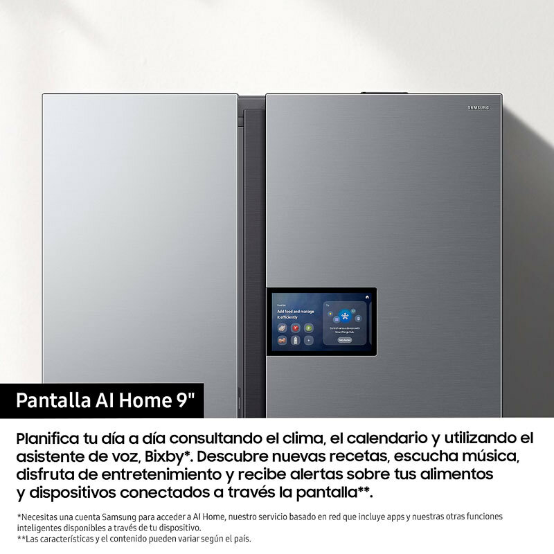 Frigorífico Americano Samsung RS90F64EETEF Inox (3)