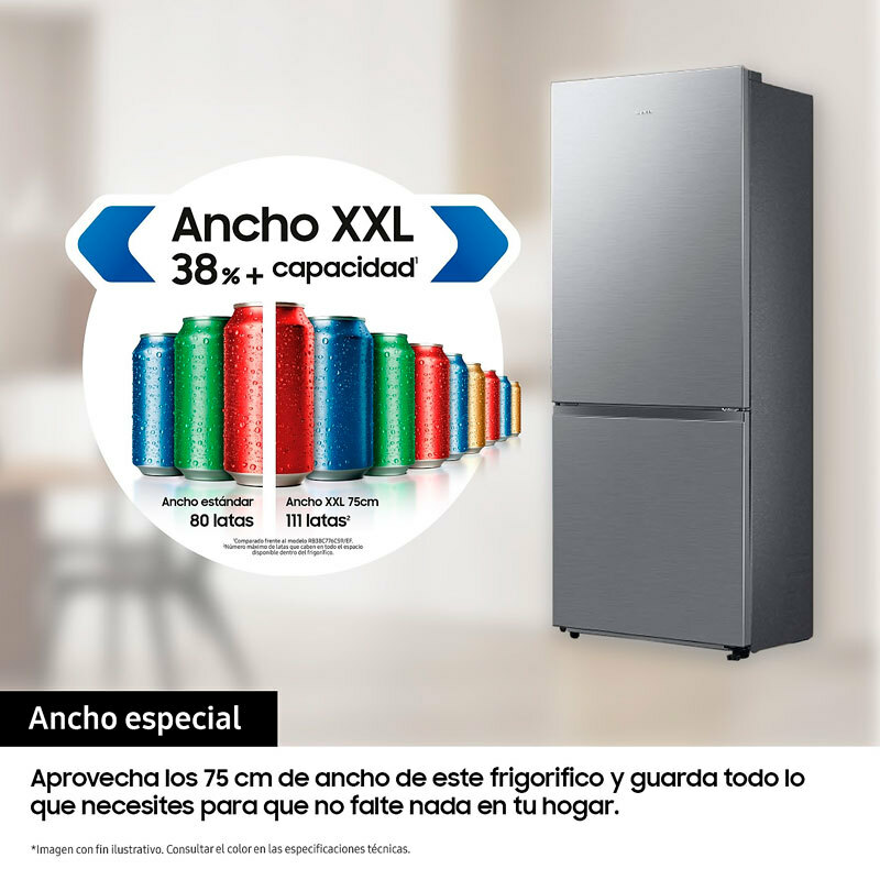 Frigorífico Combi Samsung RB50DG632ES9EF Inox (3)