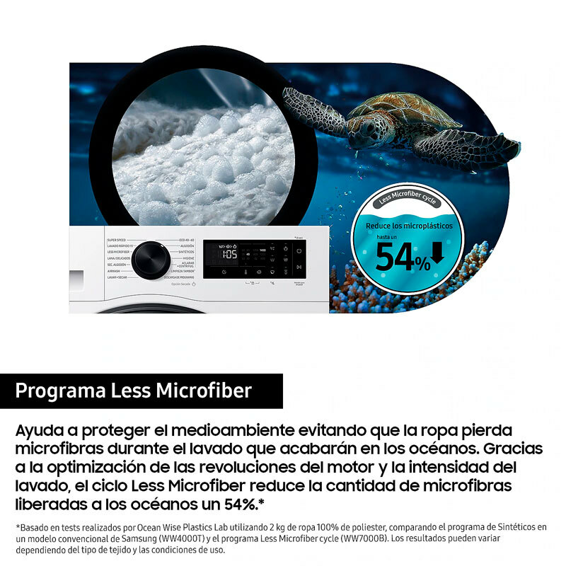 Lavasecadora Samsung WD90DG5G34BEEC 9Kg (9)