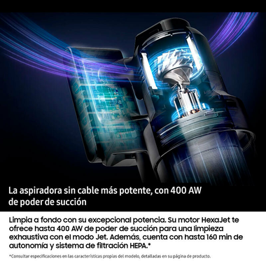 Aspiradora Samsung VS90F40DEK/WA (3)