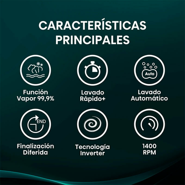 Lavadora Hisense WF1Q8041BT 8 Kg (3)