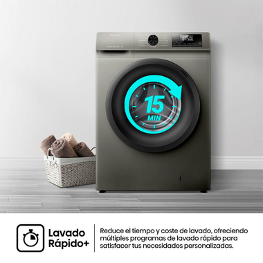 Lavadora Hisense WF1Q8041BT 8 Kg (7)