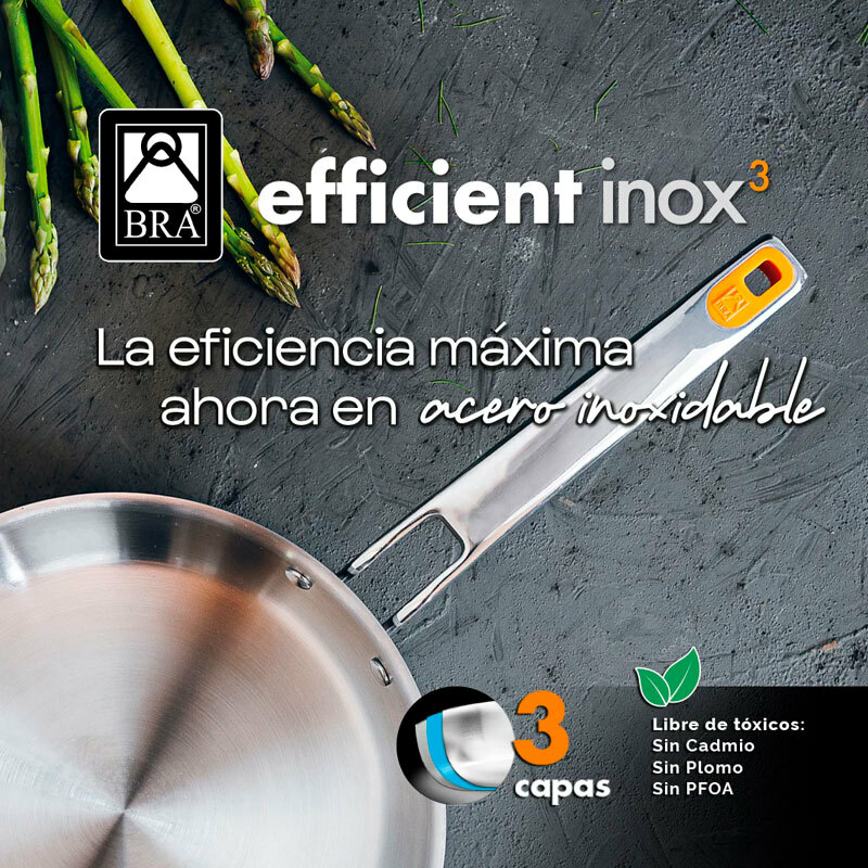 Sartén Bra Efficient Acero inox 28cm (2)