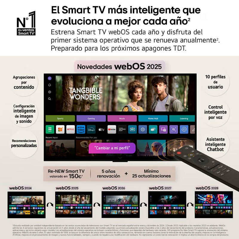 TV LG OLED77G54LW OLED Evo 4K 77" (8)