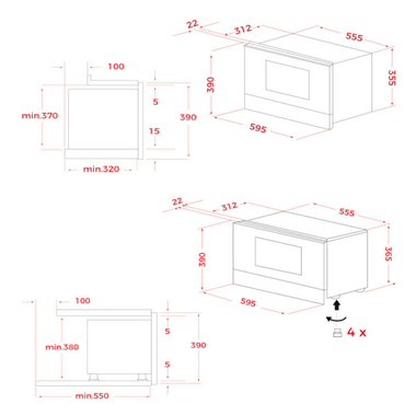 Microondas integrable Teka MS6220BIS R Inox (1)