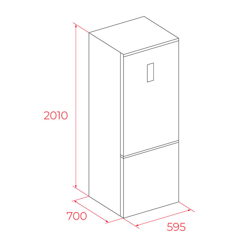 Frigorífico Combi Teka RBF88680 Inox (1)