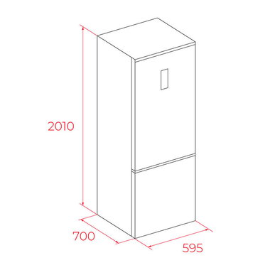 Frigorífico Combi Teka RBF88680 Inox (1)