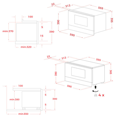 Microondas integrable Teka MS6220BI L Inox (1)