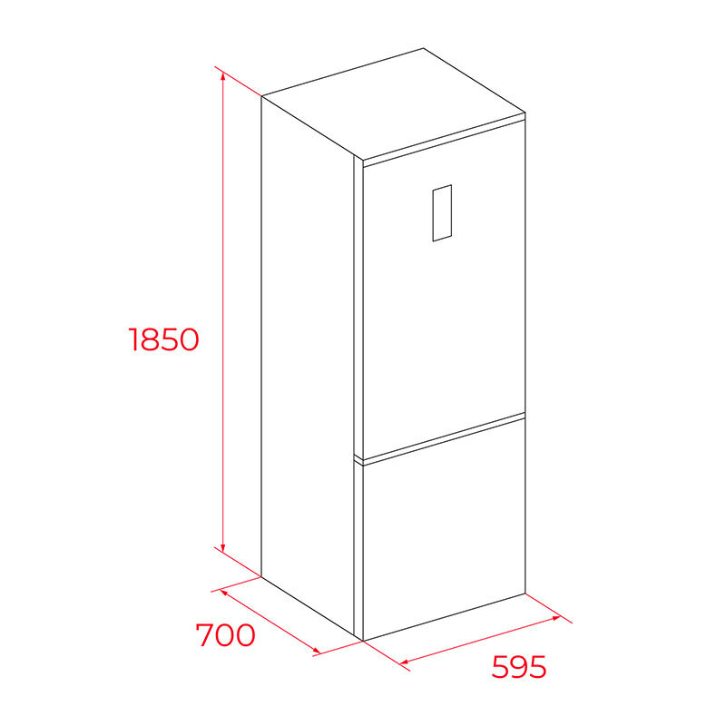 Frigorífico Combi Teka RBF64660 Inox (1)