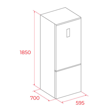 Frigorífico Combi Teka RBF64660 Inox (1)