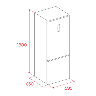 Frigorífico Combi Teka RBF44630 Blanco (1)