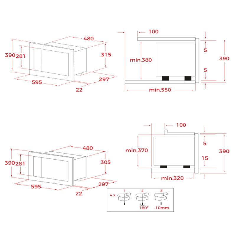 Microondas integrable Teka ML8210BIS Cristal Blanco (1)