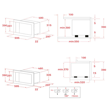 Microondas integrable Teka ML8210BIS Cristal Blanco (1)