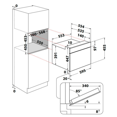 Microondas integrable Whirlpool WMW47HMB (1)
