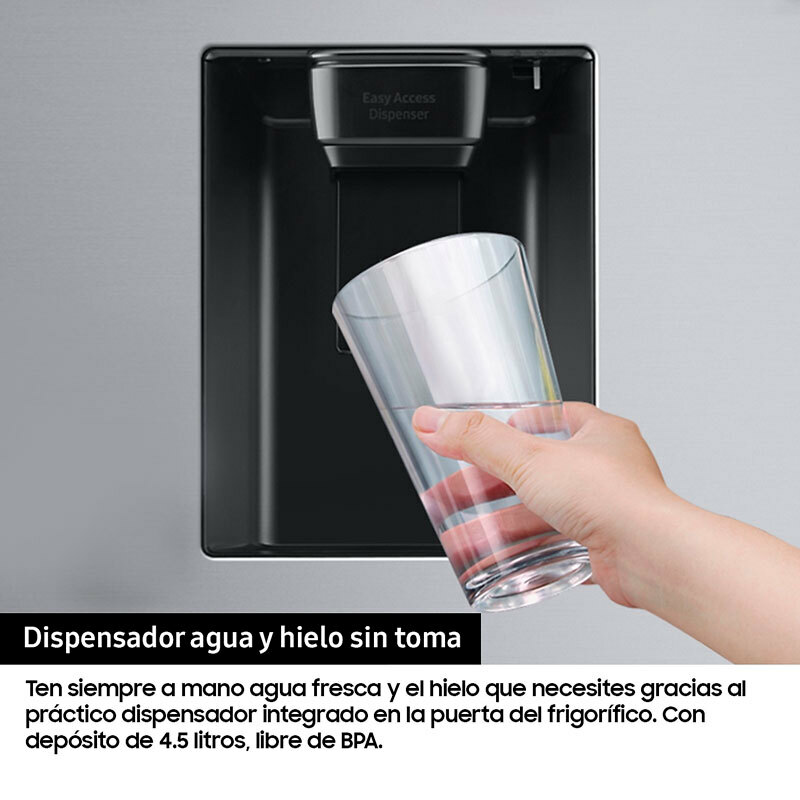 Frigorífico Americano Samsung RS70F65KETEF Inox (3)