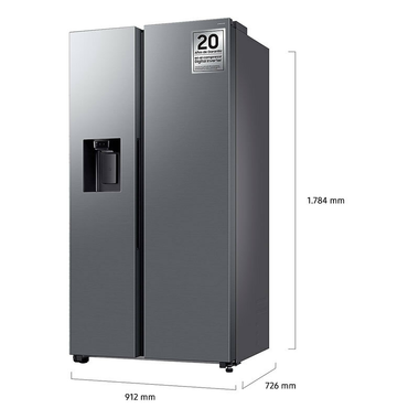 Frigorífico Americano Samsung RS70F64KETEF Inox (1)