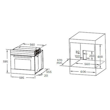 Horno Midea MBO65M40-X-ST Gris (1)